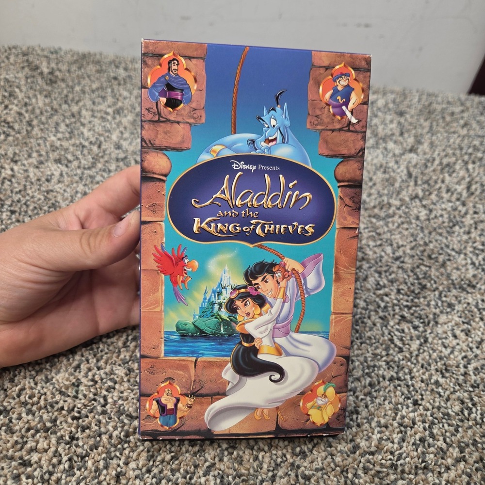 Disney Aladdin and the King of‎ Thieves VHS 2005 Release 36787 Animated Movie G